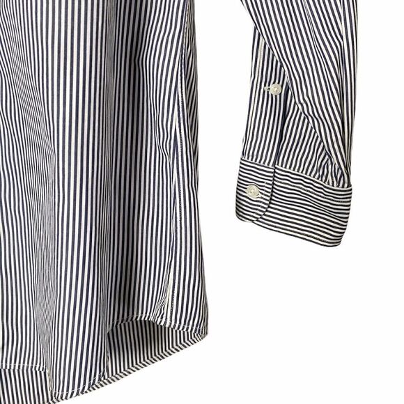Today’s Man Cotton Pinstripe Button Down Shirt - Picture 3 of 5